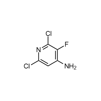 2,6-Dichloro-3-fluoropyridin-4-amine structure