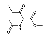 Norvaline,N-acetyl-3-oxo-,methyl ester结构式