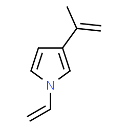 1H-Pyrrole,1-ethenyl-3-(1-methylethenyl)-(9CI) Structure