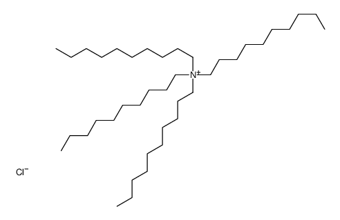 1-Decanaminium, N,N,N-tris(decyl)-, chloride结构式