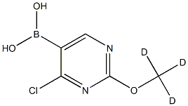 2-(Methoxy-d3)-4-chloropyrimidine-5-boronic acid图片