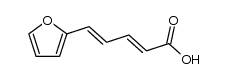 5t()-[2]furyl-penta-2t(),4-dienoic acid结构式