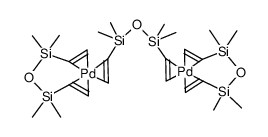 1,3-DIVINYL-1,1,3,3-TETRAMETHYLDISILOXANEPALLADIUM(0) structure