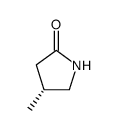 (R)-4-甲基吡咯烷-2-酮结构式