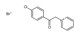 1-(4-chlorophenyl)-2-pyridin-1-ium-1-ylethanone,bromide Structure