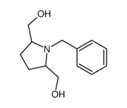 ((2R,5s)-1-苄基吡咯烷-2,5-二基)二甲醇结构式