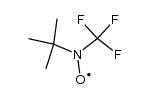 tert.-Butyl-trifluormethyl-nitroxid结构式