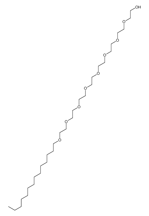 2-[2-[2-[2-[2-[2-[2-(2-tetradecoxyethoxy)ethoxy]ethoxy]ethoxy]ethoxy]ethoxy]ethoxy]ethanol Structure