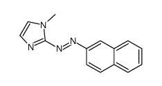 (1-methylimidazol-2-yl)-naphthalen-2-yldiazene Structure