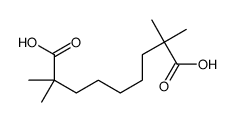 2,2,8,8-tetramethylnonanedioic acid Structure