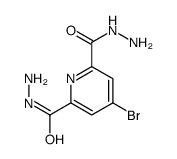 4-bromopyridine-2,6-dicarbohydrazide结构式