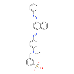 α-[N-Ethyl-4-[[4-(phenylazo)-1-naphtyl]azo]anilino]-m-toluenesulfonic acid picture