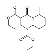 diethyl 6-methyl-4-oxo-7,8,9,9a-tetrahydro-6H-pyrido[1,2-a]pyrimidine-1,3-dicarboxylate结构式