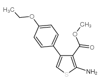 2-氨基-4-(4-乙氧基苯基)-3-噻吩羧酸甲酯图片