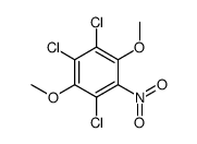 1,2,4-trichloro-3,6-dimethoxy-5-nitrobenzene Structure