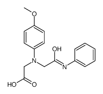 2-(N-(2-anilino-2-oxoethyl)-4-methoxyanilino)acetic acid Structure