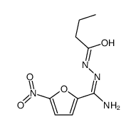 N'-(IMINO(5-NITROFURAN-2-YL)METHYL)BUTYROHYDRAZIDE Structure