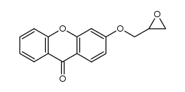 3-(2,3-epoxypropoxy)xanthone Structure