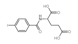 N-(4-iodobenzoyl)-L-glutamic acid Structure