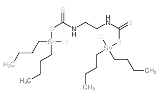 6,13-Dithia-8,11-diaza-5,14-distannaoctadecane, 5,14-dibutyl-5, 14-dichloro-7,12-dithioxo-结构式