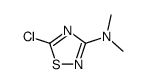 5-chloro-3-dimethylamino-1,2,4-thiadiazole结构式