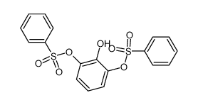 2-hydroxy-1,3-phenylene dibenzenesulfonate结构式