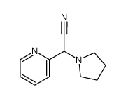 pyridin-2-yl-pyrrolidin-1-yl-acetonitrile结构式