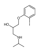 1-(2-iodophenoxy)-3-(propan-2-ylamino)propan-2-ol结构式