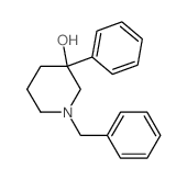 1-benzyl-3-phenyl-piperidin-3-ol结构式