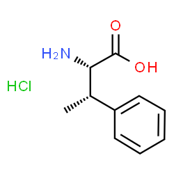 红-DL-beta-甲基苯并氨酸盐酸盐结构式