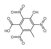 3-hydroxy-5-methyl-2,4,6-trinitro-benzoic acid结构式