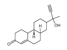 7-(1-Hydroxy-1-methyl-prop-2-ynyl)-4,4a,4b,5,6,7,8,8a,9,10-decahydro-3H-phenanthren-2-one Structure