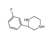 Piperazine, 2-(3-fluorophenyl)-, (2S)- (9CI)结构式