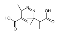 3-[(3-carboxy-2-methylbut-3-en-2-yl)diazenyl]-3-methyl-2-methylidenebutanoic acid结构式