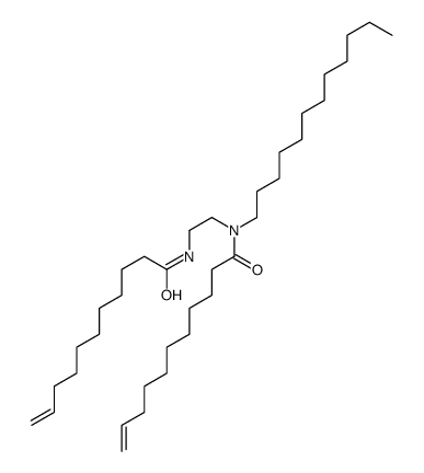 N-[2-[dodecyl(undec-10-enoyl)amino]ethyl]undec-10-enamide Structure