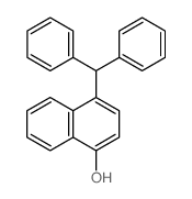 1-Naphthalenol,4-(diphenylmethyl)- structure