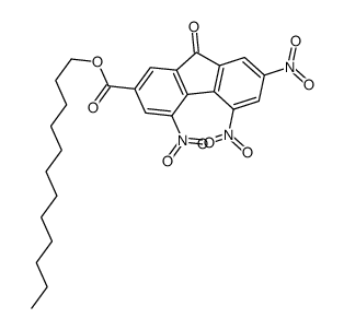 dodecyl 4,5,7-trinitro-9-oxofluorene-2-carboxylate Structure