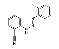 2-[2-(2-methylphenyl)iminohydrazinyl]benzonitrile Structure