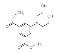 dimethyl 5-(bis(2-hydroxyethyl)amino)benzene-1,3-dicarboxylate structure