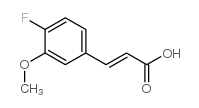 4-氟-3-甲氧基肉桂酸图片