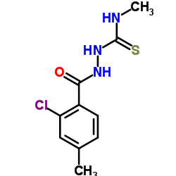 2-(2-Chloro-4-methylbenzoyl)-N-methylhydrazinecarbothioamide Structure