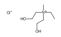 ethyl-bis(2-hydroxyethyl)-methylazanium,chloride Structure