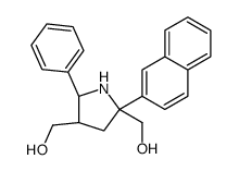 [(2R,3S,5R)-5-(hydroxymethyl)-5-naphthalen-2-yl-2-phenylpyrrolidin-3-yl]methanol Structure