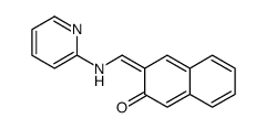 3-[(pyridin-2-ylamino)methylidene]naphthalen-2-one结构式