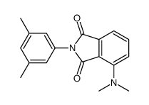 4-(dimethylamino)-2-(3,5-dimethylphenyl)isoindole-1,3-dione结构式