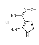 5(4)-氨基咪唑-4(5)-羧胺 二盐酸盐结构式