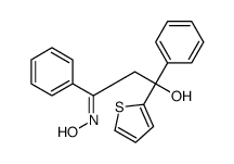 3-hydroxyimino-1,3-diphenyl-1-thiophen-2-ylpropan-1-ol Structure