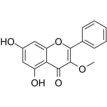 Galangin 3-methyl ether Structure