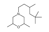 2,6-dimethyl-4-(3,5,5-trimethylhexyl)morpholine Structure