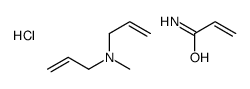 N-methyl-N-prop-2-enylprop-2-en-1-amine,prop-2-enamide,hydrochloride结构式